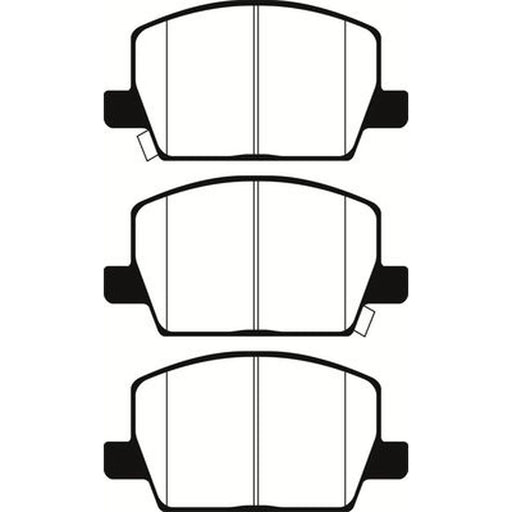 Abtex Front Brake Pad Set PLU2457