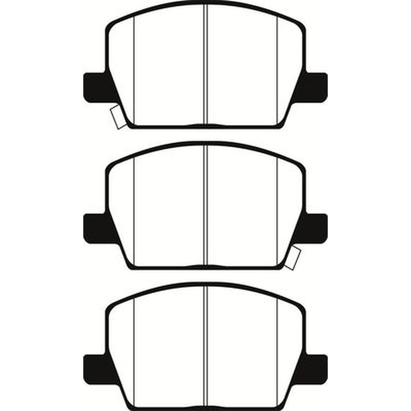 Abtex Front Brake Pad Set PLU2457