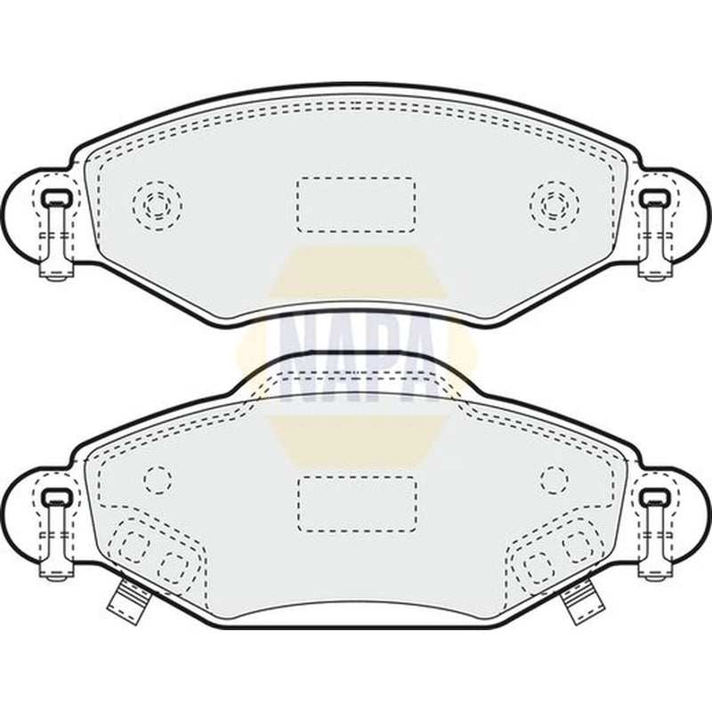 NAPA Front Brake Pad Set NBP1159