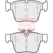 Apec Rear Brake Pad Set PAD2131