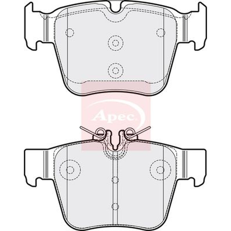 Apec Rear Brake Pad Set PAD2131