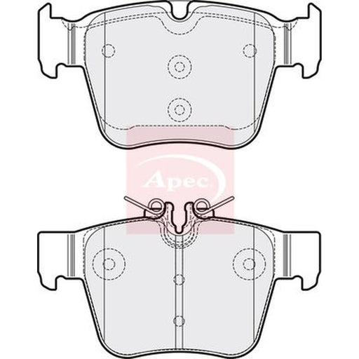 Apec Rear Brake Pad Set PAD2131