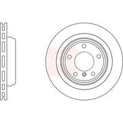 Apec 2 x Vented Rear Brake Discs DSK3103
