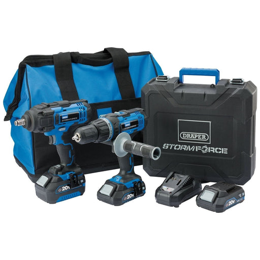 Draper Storm Force 20V Cordless Workshop Kit (7 Piece) 40451 Draper  - Town Parts