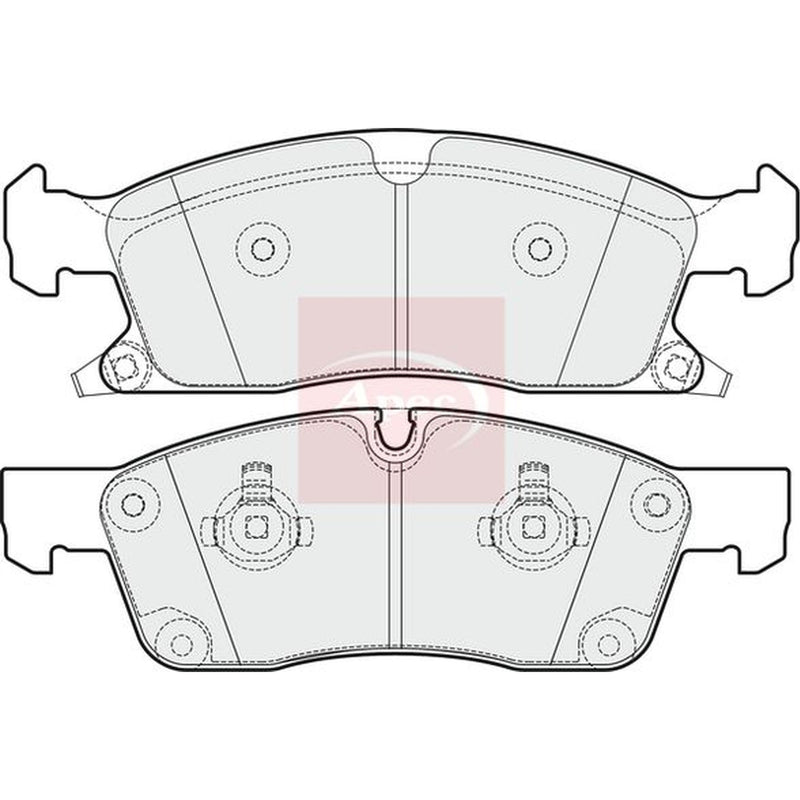 Apec Front Brake Pad Set PAD1770