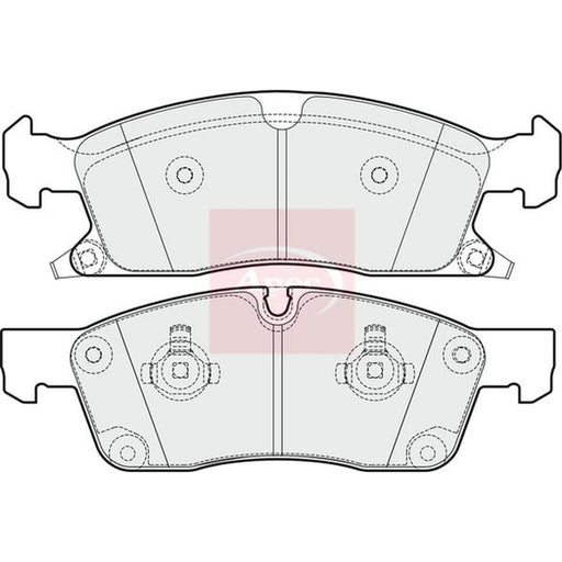 Apec Front Brake Pad Set PAD1770