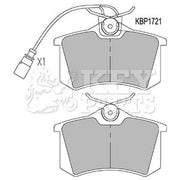 Key Parts 4 x Rear Brake Pad Set KBP1721