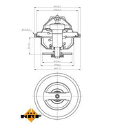 NRF Thermostat,Coolant 725169
