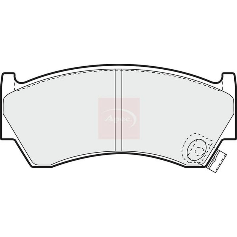 Apec Front Brake Pad Set PAD880