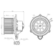 NRF Heater Blower Fan 34274
