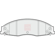 Apec Front Brake Pad Set PAD1702