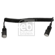 Febi Coiled Cable 7 Connectors 24V PU (Polyurethane) 33507