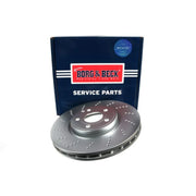 Borg & Beck 2 x Perforated/Vented Front Brake Discs BBD6116S