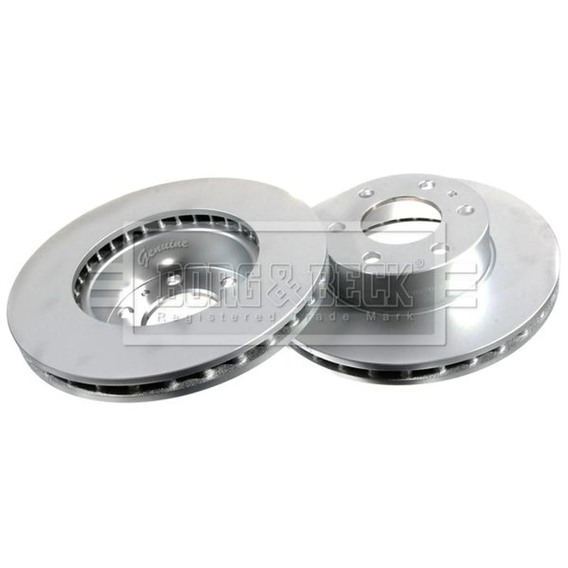 Borg & Beck 2 x Vented Front Brake Discs BBD4709