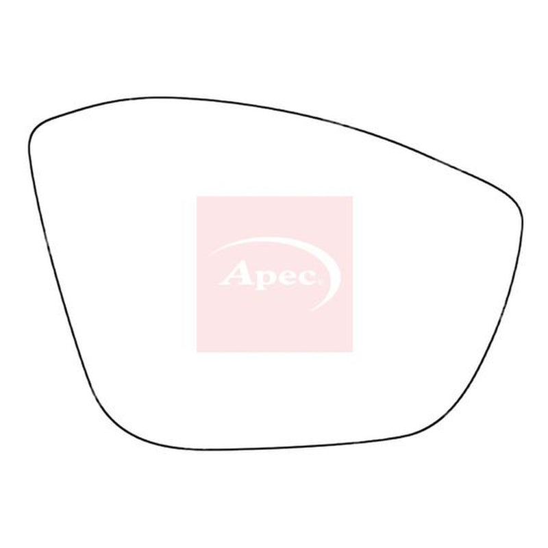Apec Exterior Wing Mirror Glass Right AMS2652