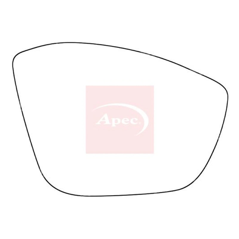 Apec Exterior Wing Mirror Glass Right AMS2652