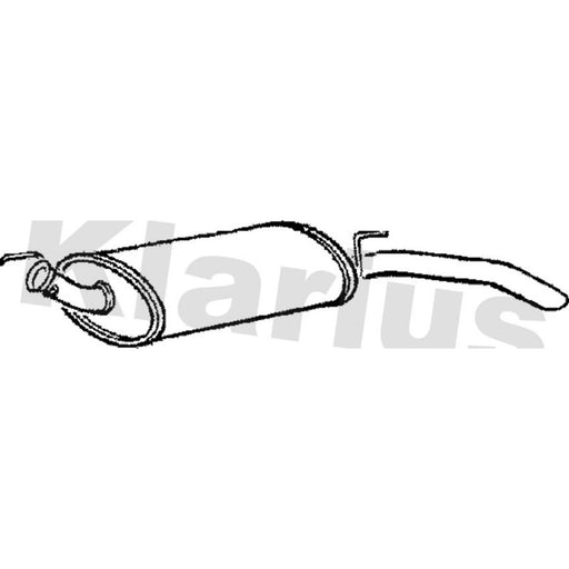 Klarius Box With Tail Pipe Rear RN499T