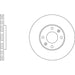 Apec Brake Disc Front Fits Citroen Berlingo C2 C3 C4 C5 Ds3 Xsara Ds Opel Crossl Apec  - Town Parts