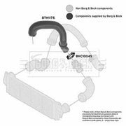 Borg & Beck Intercooler Turbo Charge Air Hose BTH1175