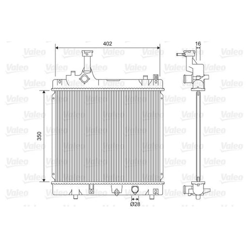 Valeo Engine Radiator 701614
