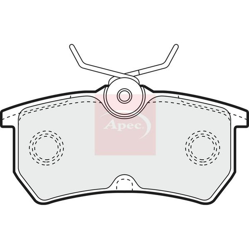 Apec Rear Brake Pad Set PAD1039