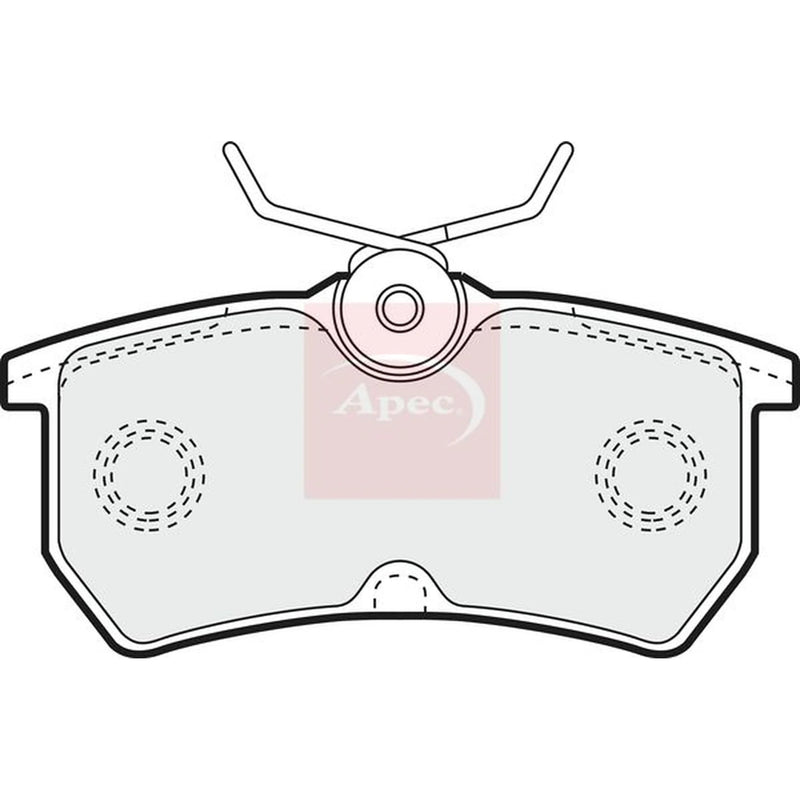 Apec Rear Brake Pad Set PAD1039