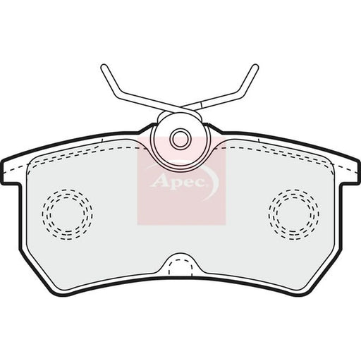 Apec Rear Brake Pad Set PAD1039
