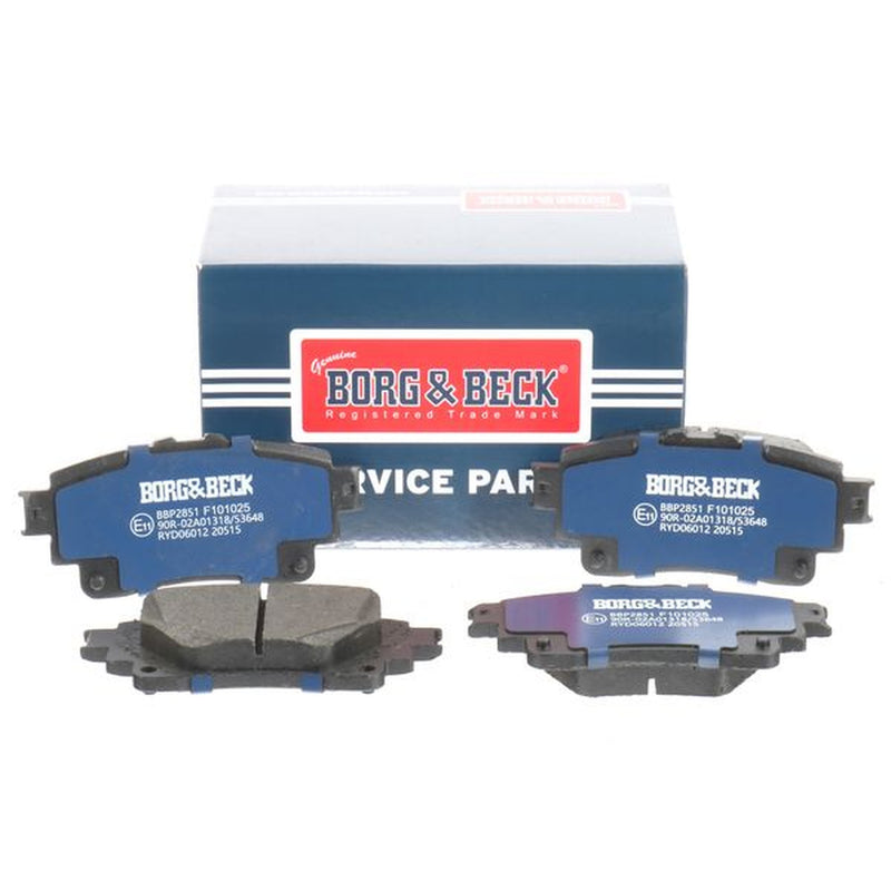 Borg & Beck 4 x Rear Brake Pad Set BBP2851
