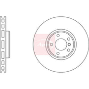 Apec 2 x Vented Front Brake Discs DSK2461