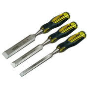 STANLEY® Hand Tools FatMax® Bevel Edge Chisel with Thru Tang Set, 3 Piece
