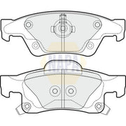 NAPA Rear Brake Pad Set NBP1766