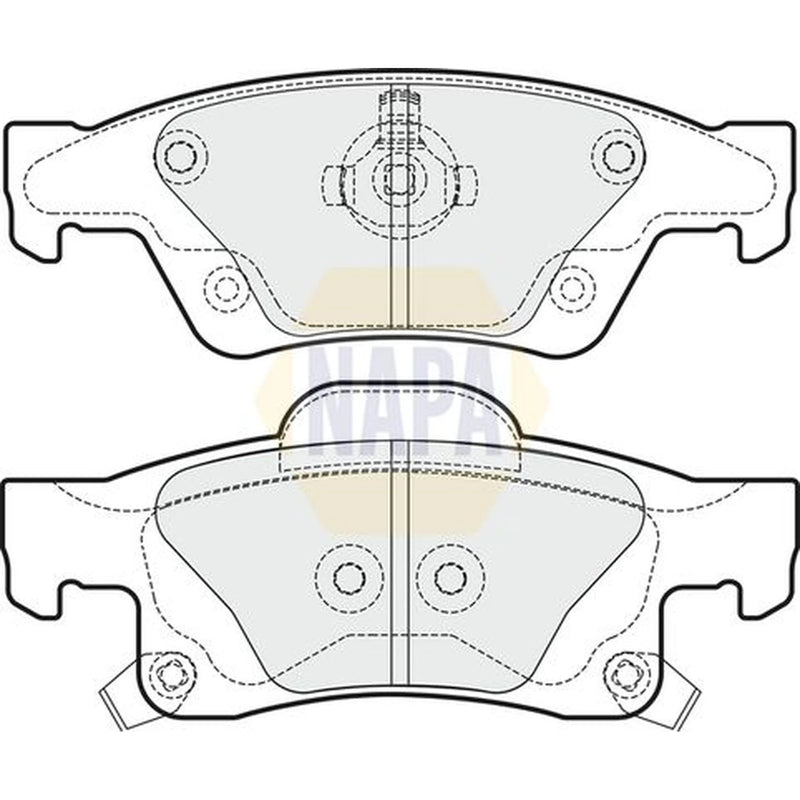 NAPA Rear Brake Pad Set NBP1766