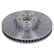Febi 2 x Front Slotted/Perforated Brake Discs 179592