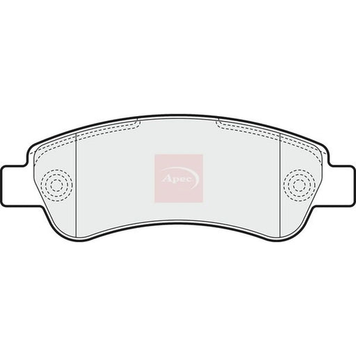 Apec Rear Brake Pad Set PAD1589