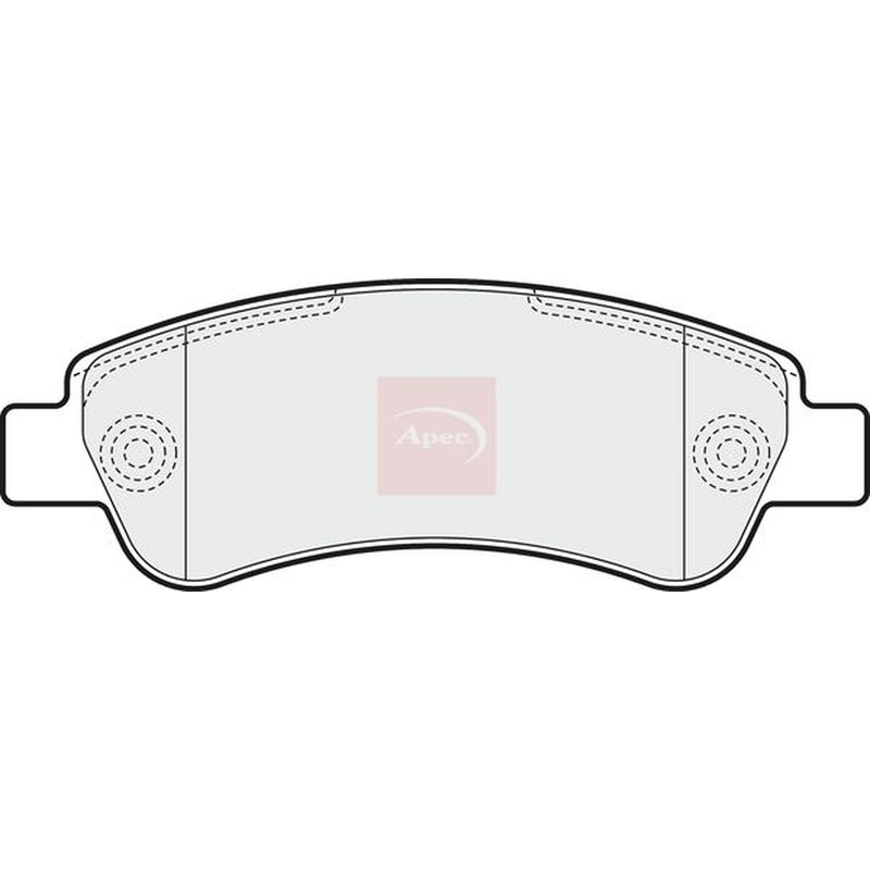 Apec Rear Brake Pad Set PAD1589