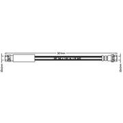 Juratek Brake Hydraulic Hose Line Rear JBH1086
