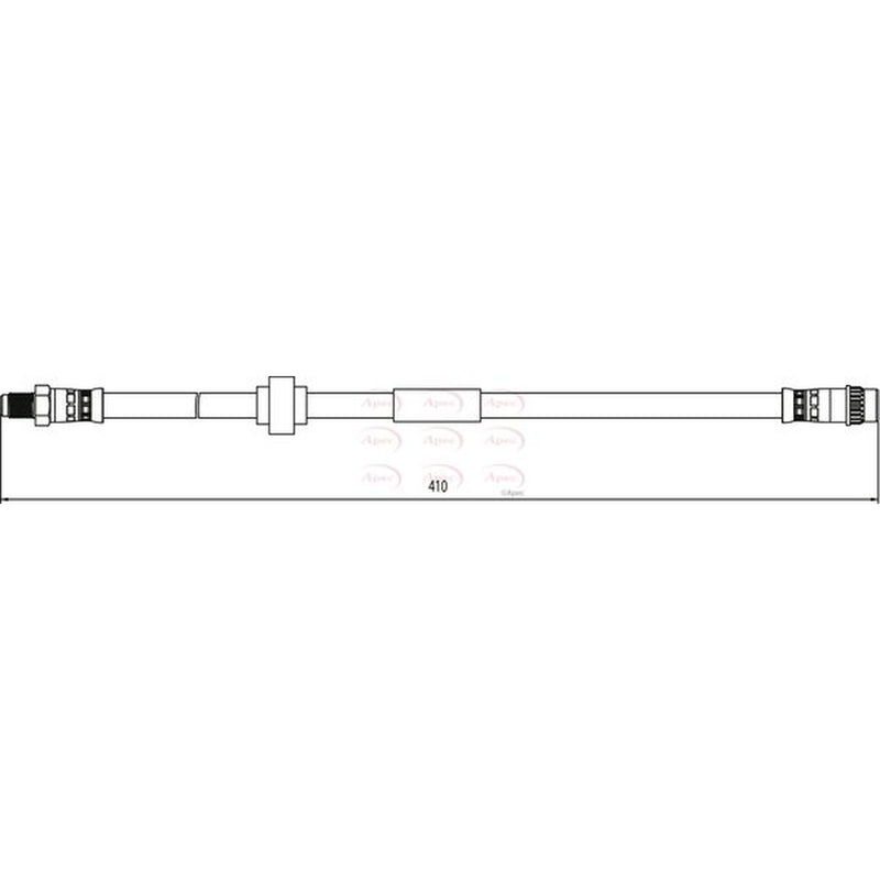 Apec Brake Hydraulic Hose Line Front HOS4095