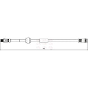 Apec Brake Hydraulic Hose Line Front HOS4095