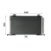 Mahle Air Conditioning Condenser AC 823 000P