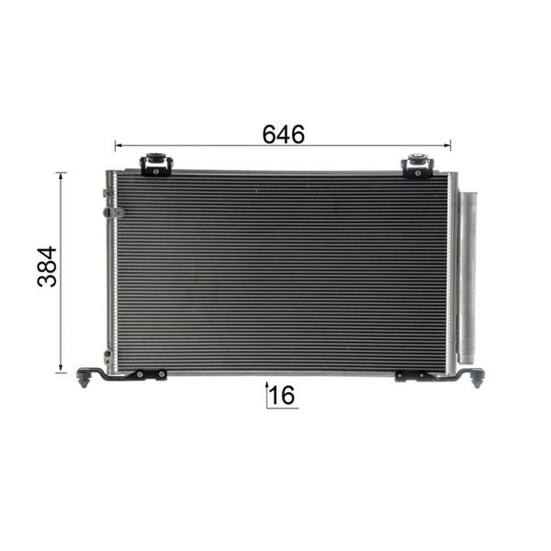 Mahle Air Conditioning Condenser AC 823 000P