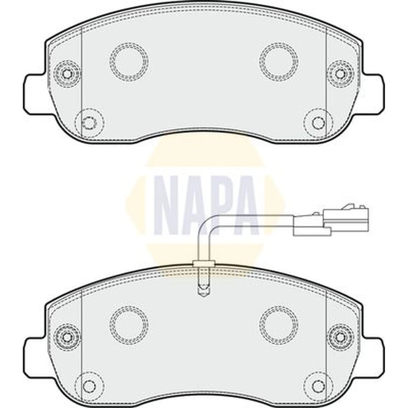 NAPA Front Brake Pad Set NBP1068