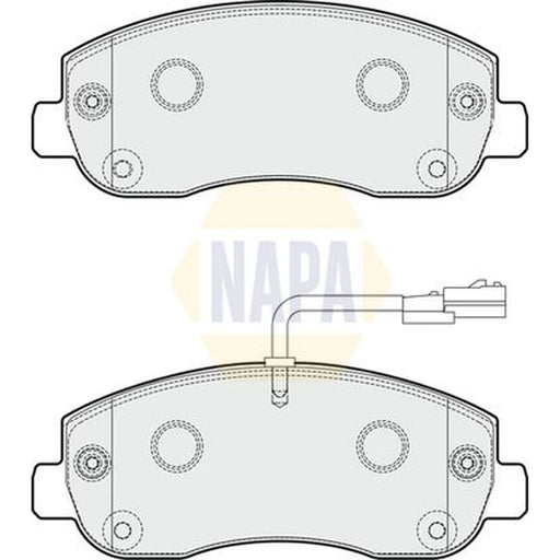 NAPA Front Brake Pad Set NBP1068