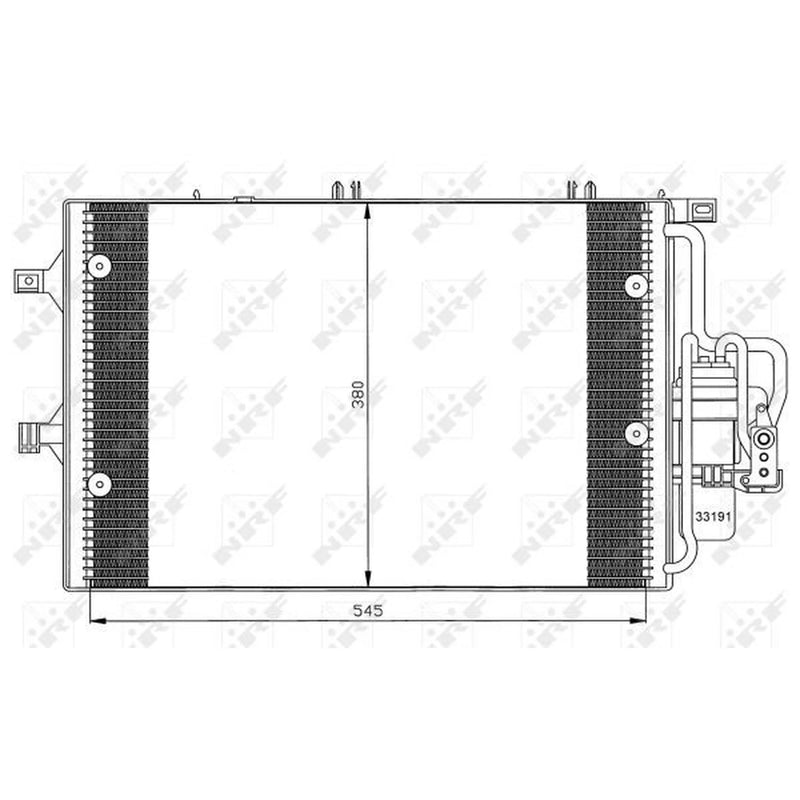NRF Air Conditioning Condenser 35529