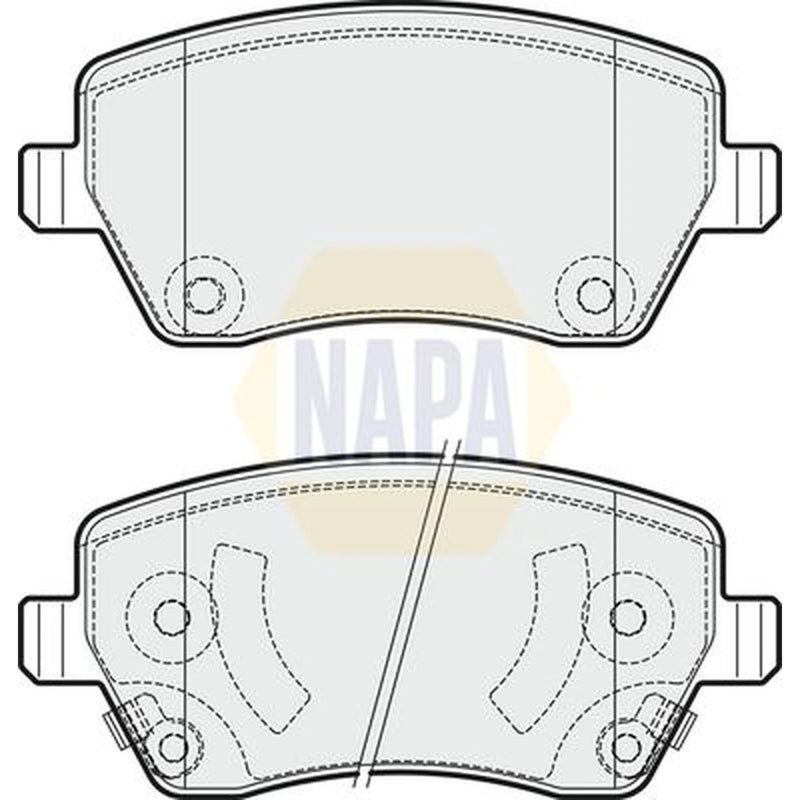 NAPA Front Brake Pad Set NBP1037