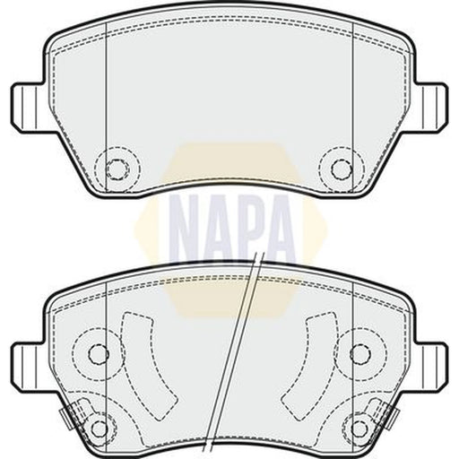NAPA Front Brake Pad Set NBP1037