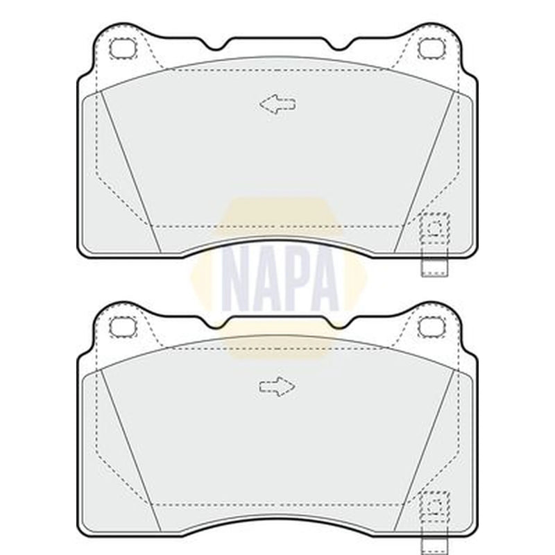 NAPA Front Brake Pad Set NBP1861