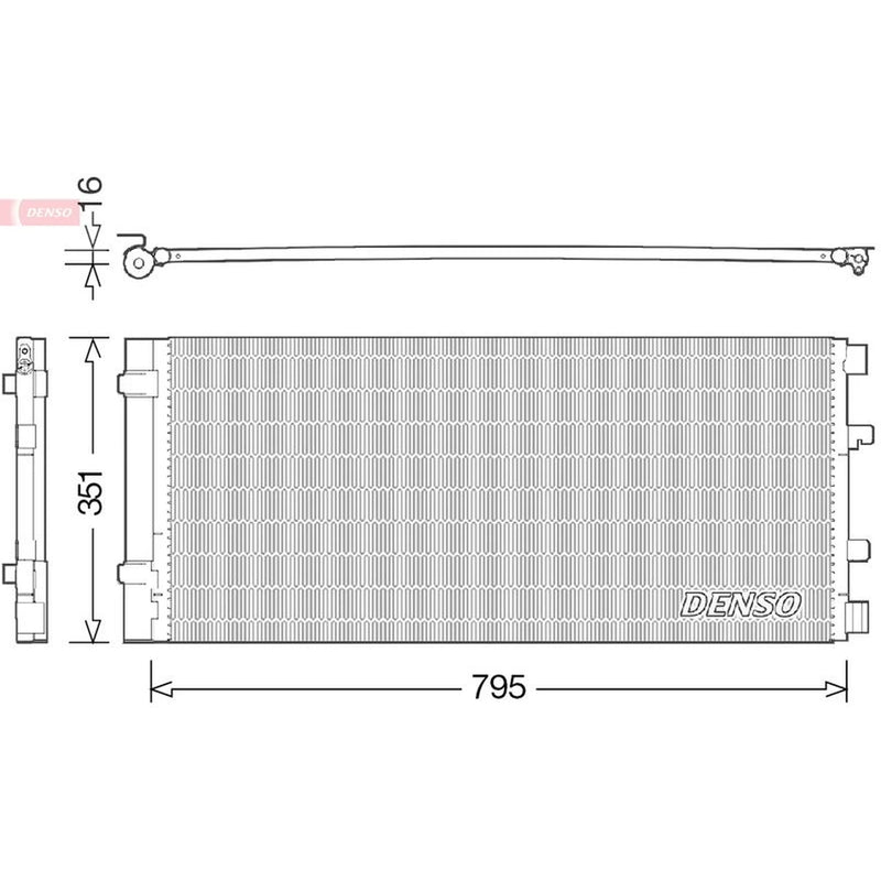 Denso Air Conditioning Condenser DCN23037