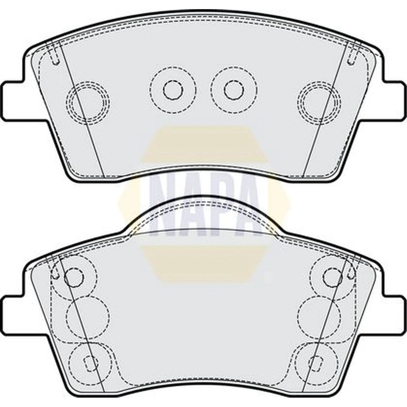 NAPA Front Brake Pad Set NBP1909