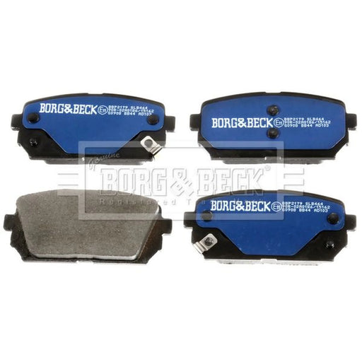 Borg & Beck 4 x Rear Brake Pad Set BBP2179