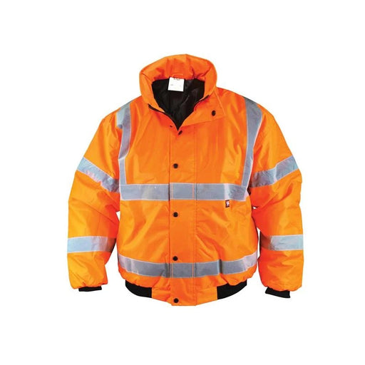 Scan Hi-Vis Bomber Jacket Orange - XL (48in) - UC804-O